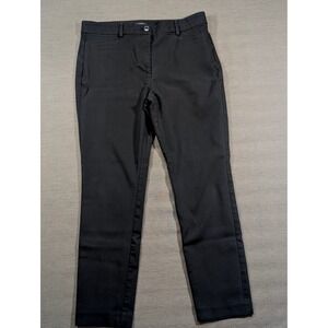 LOFT Women's Black Skinny Pants Dress Slacks Career Casual Stretch Size 10
